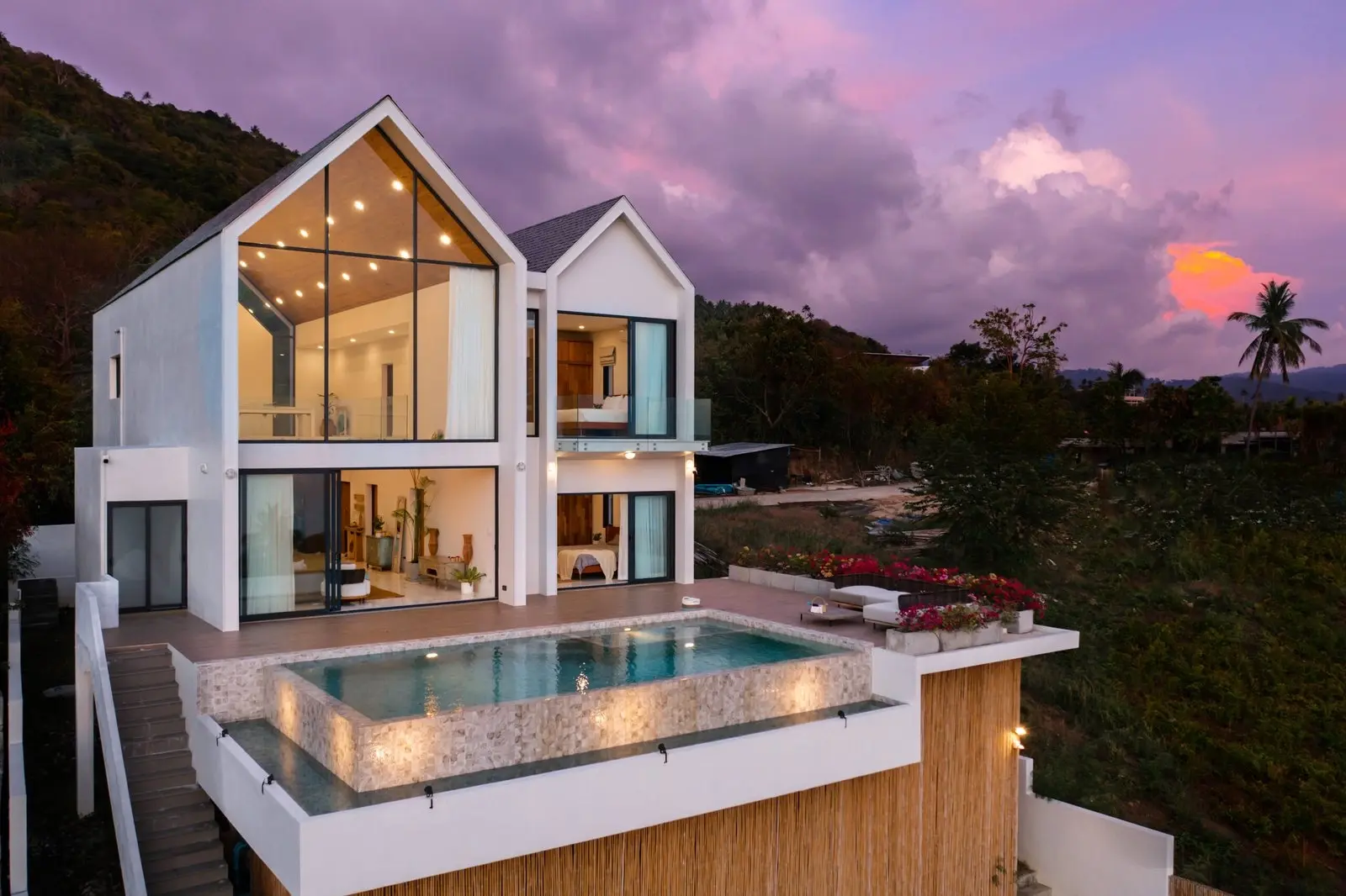 3 Chambres Luxe avec Vue sur le Couché de Soleil à Bang Makham