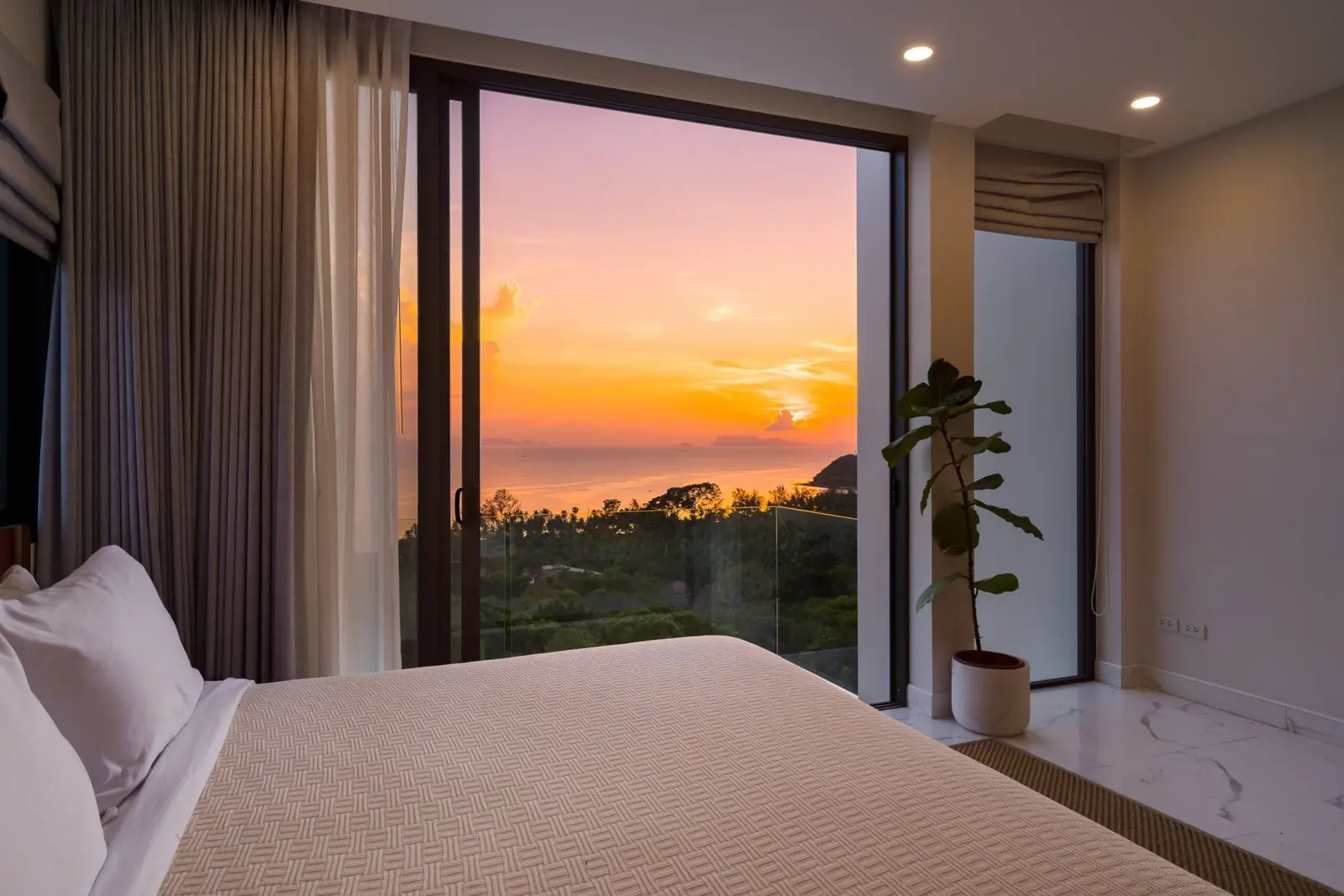 3 Chambres Luxe avec Vue sur le Couché de Soleil à Bang Makham