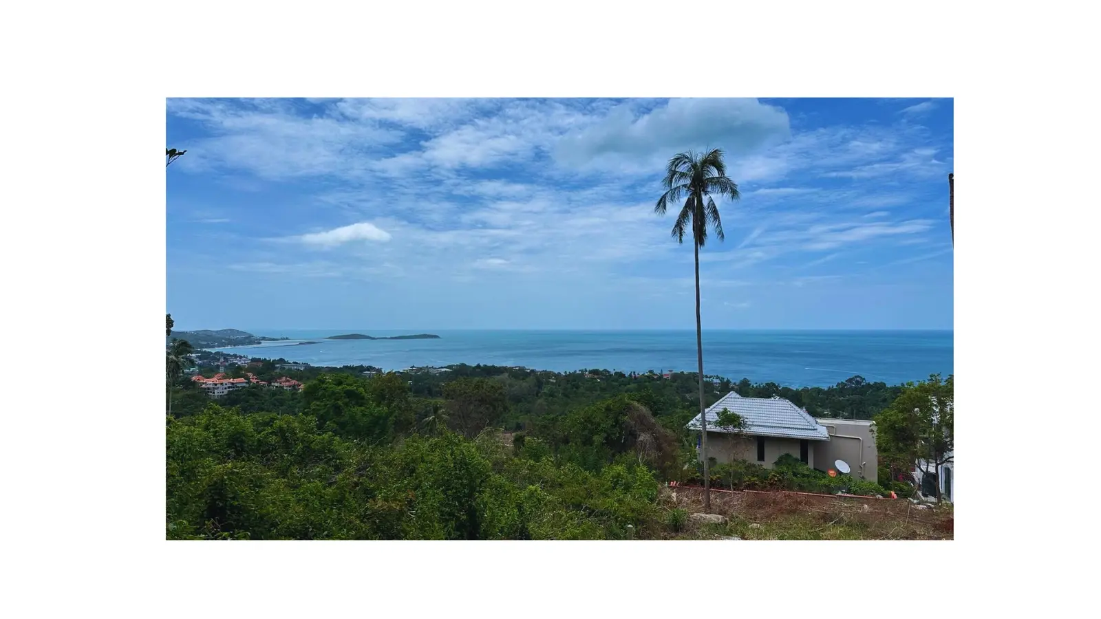 Amazing 4 Rai Sea View Land for Sale [Chaweng Noi]