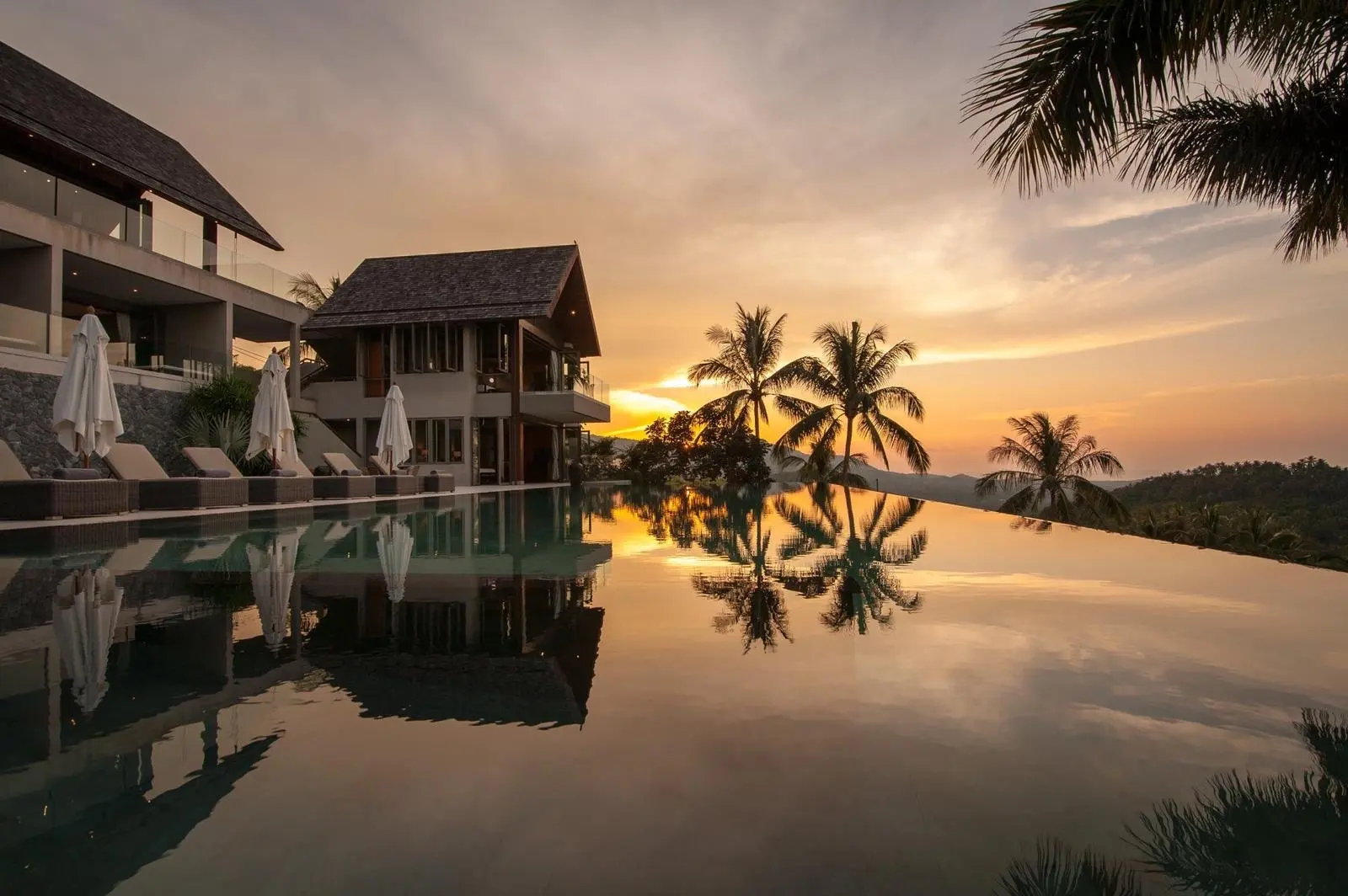 Magnifique villa de luxe avec vue sur la mer à vendre à Bophut Hills