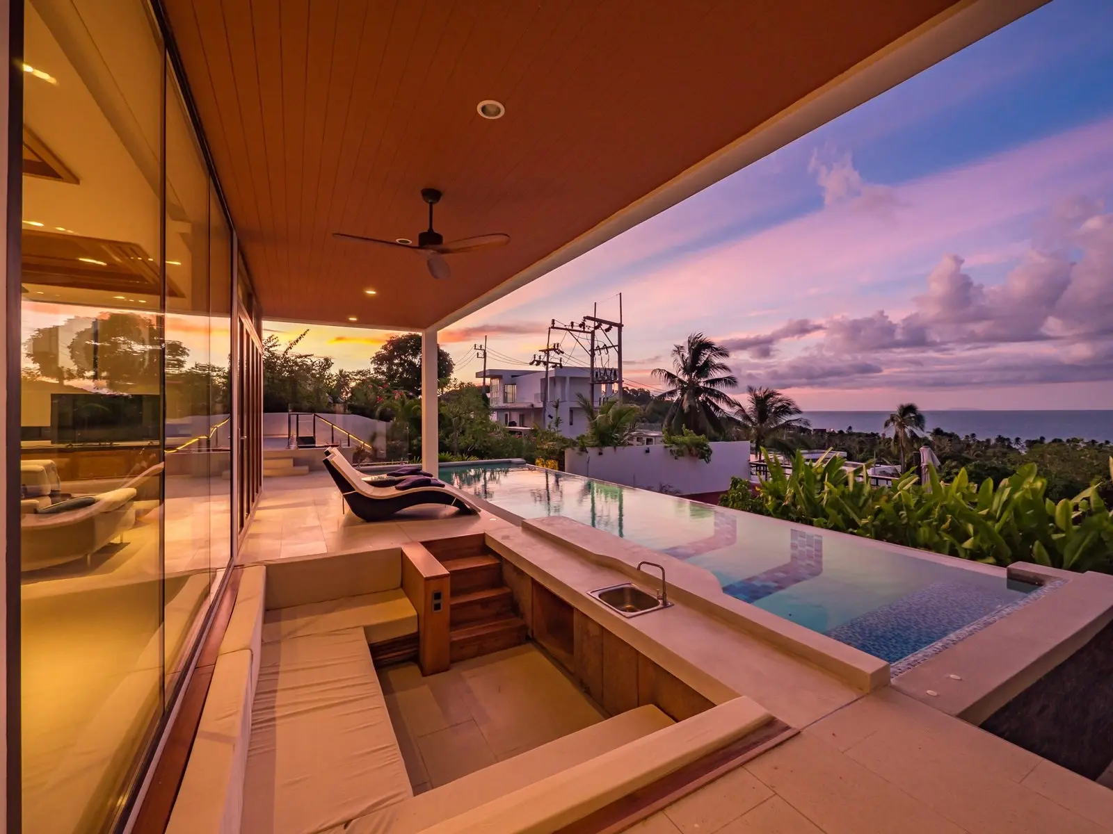 Villa de luxe avec piscine de 4 chambres et vue sur l'océan à 180 degrés