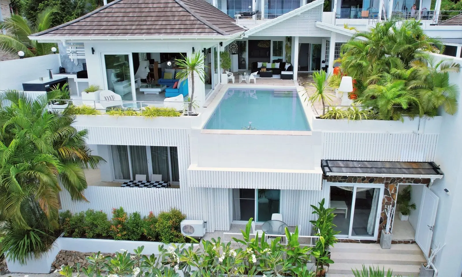 Magnifique villa avec piscine de 5 chambres à Chaweng Koh Samui