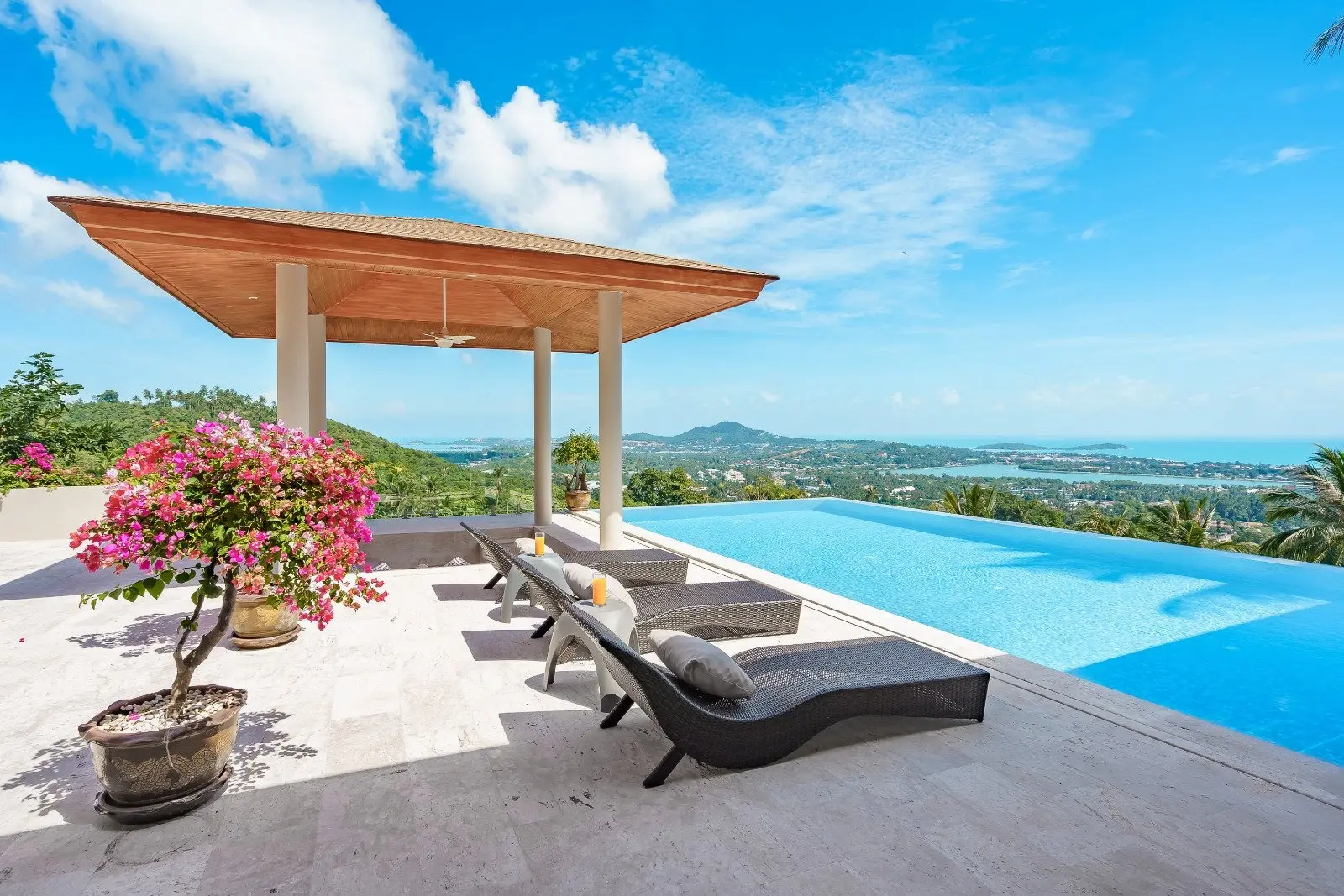 Villa de 4 chambres avec vue sur la mer à Chaweng Koh Samui