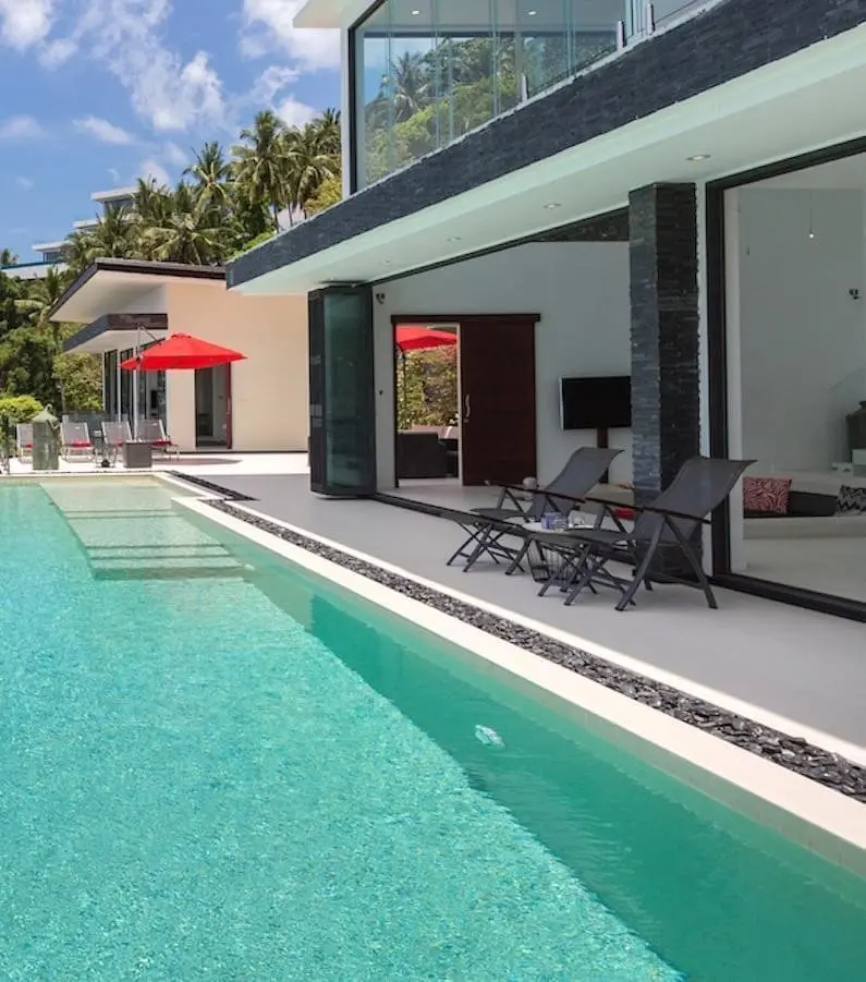 Villa de 7 chambres avec vue sur l'océan à Chaweng Noi, Samui