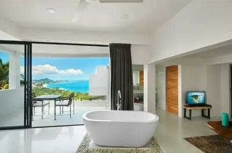 Villa panoramique de 3 chambres avec vue sur la mer à Chaweng Noi