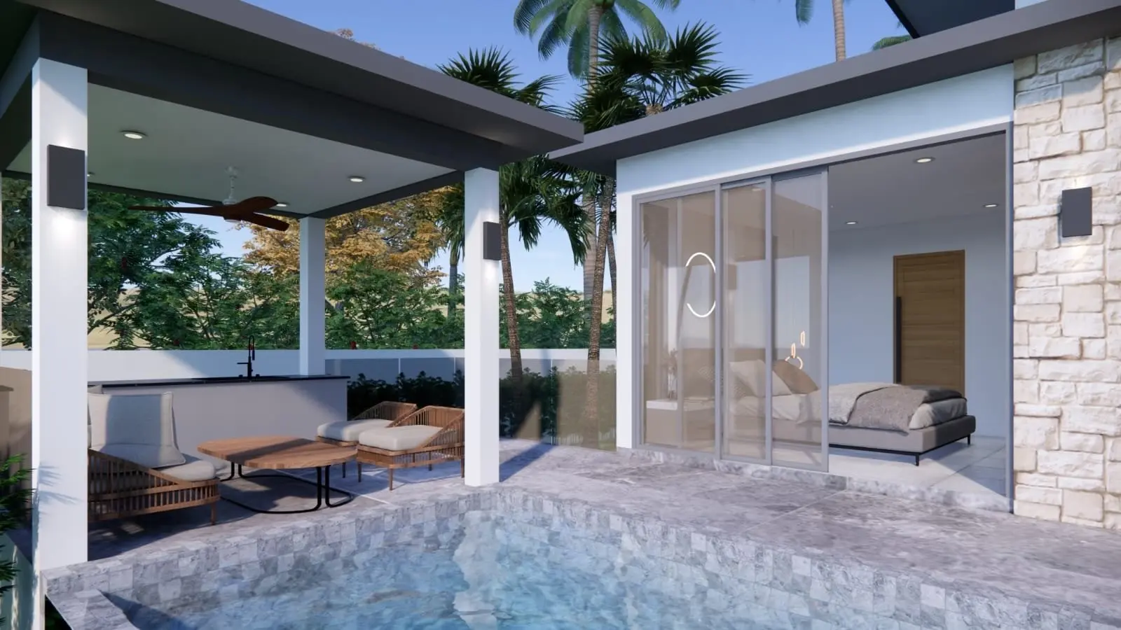 3-Bedroom Off Plan Pool Villa at Laemsor Koh Samui