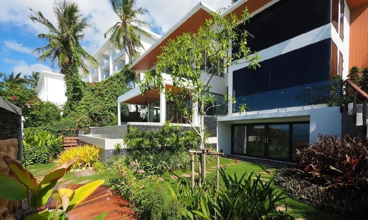 Villa de 4 chambres avec vue sur la mer à Bangpor Koh Samui