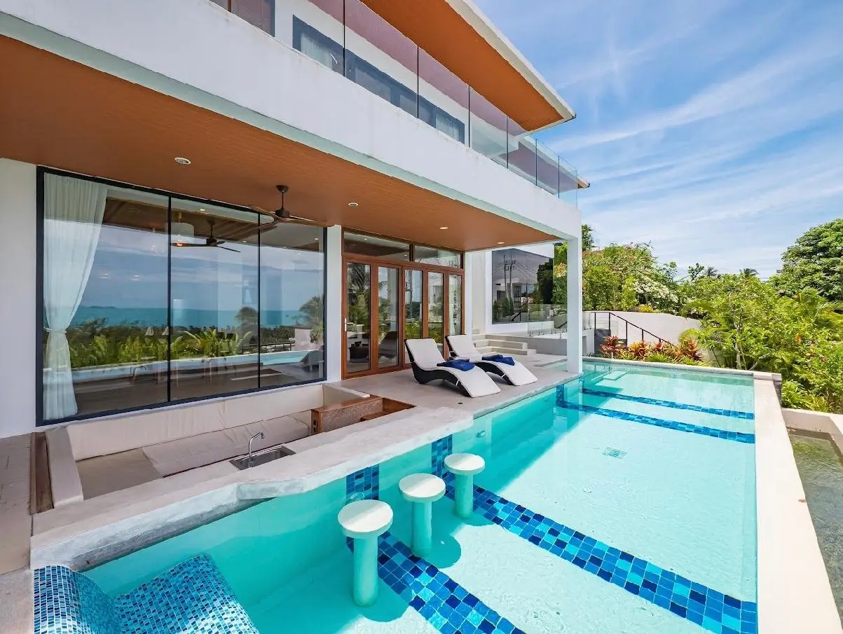 4 Bedroom Seaview Villa at Bangpor Koh Samui