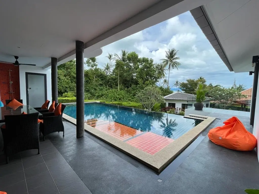 7-Bedroom Sea View Villa at Bangrak Koh Samui