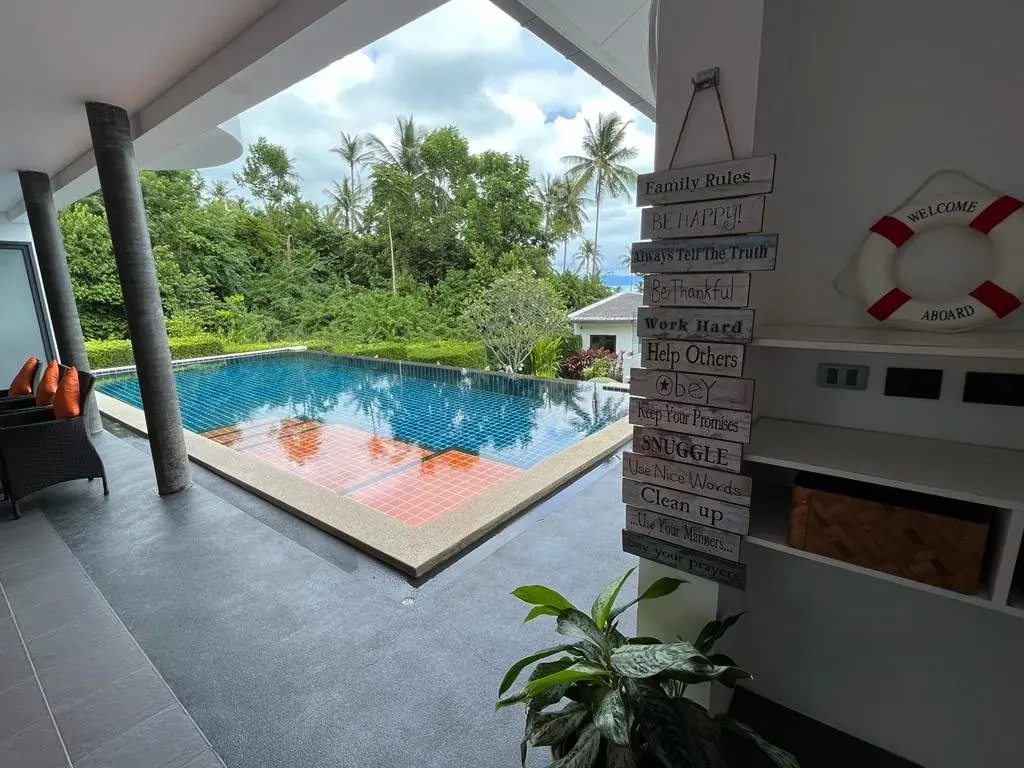 7-Bedroom Sea View Villa at Bangrak Koh Samui