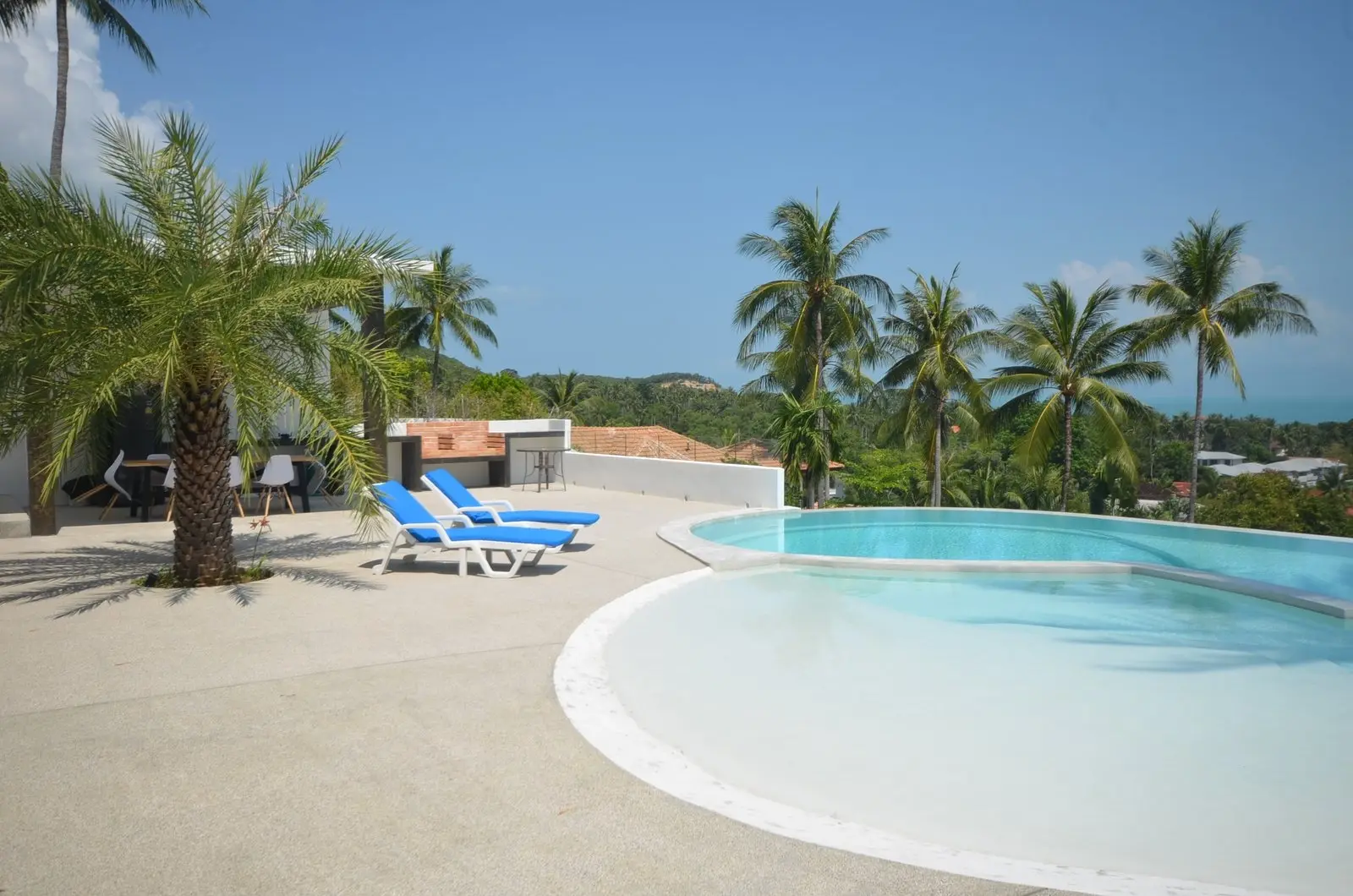 Villa avec 6 chambres, vue sur la mer et piscine à Bangrak Samui