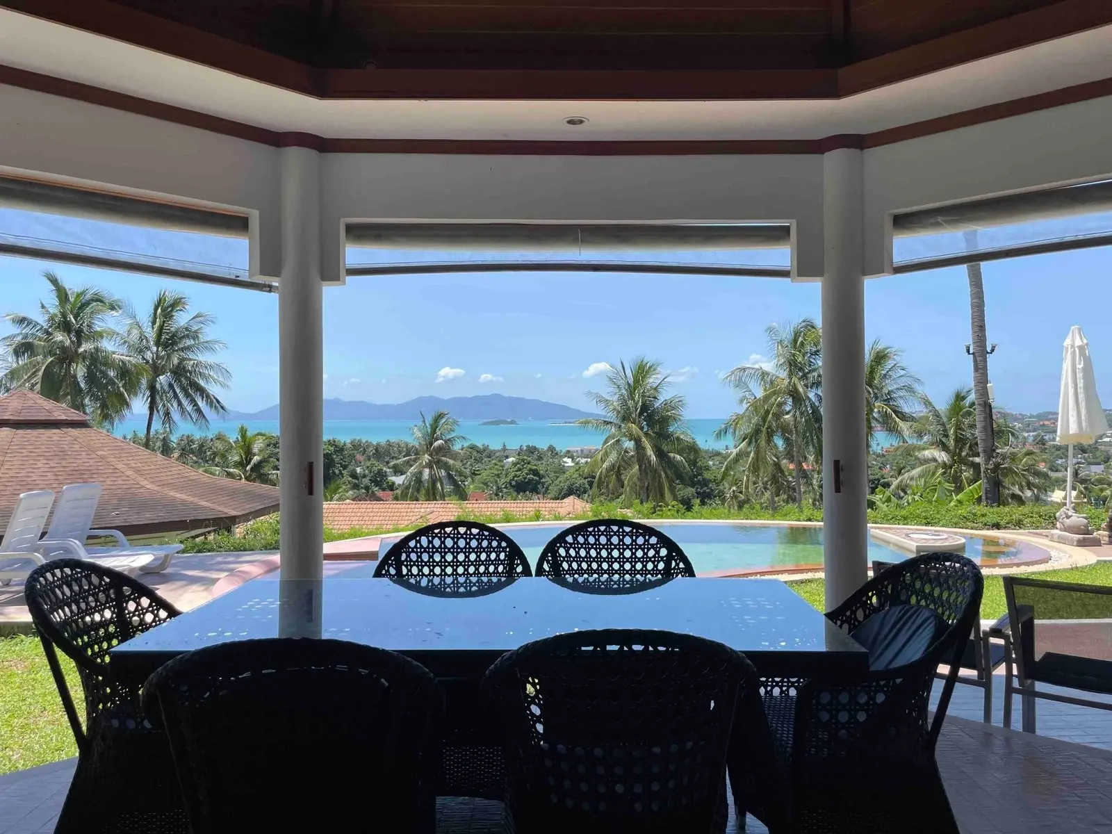 Villa Poll avec vue sur la mer de 5 chambres à Bangrak Samui