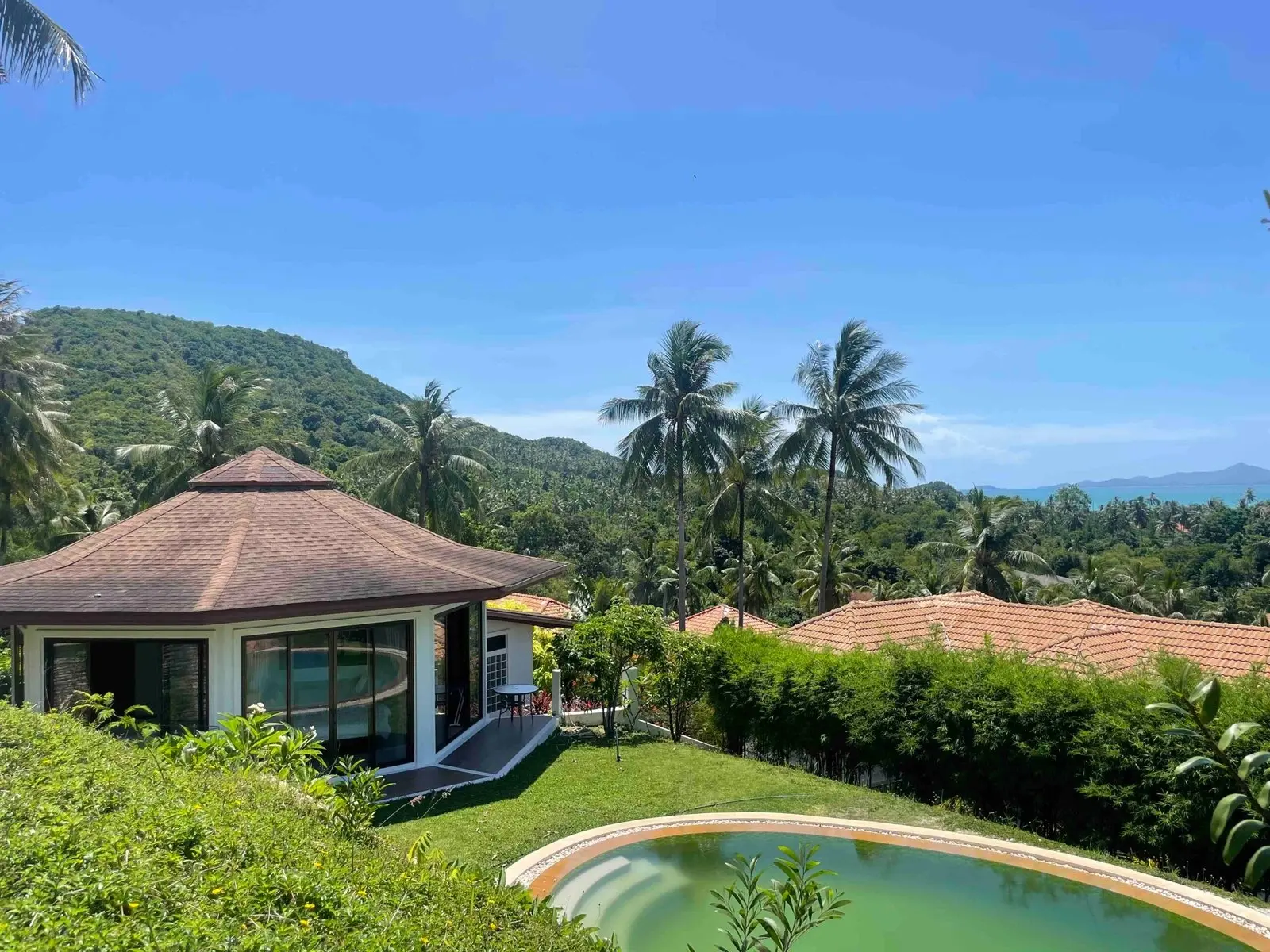 Villa Poll avec vue sur la mer de 5 chambres à Bangrak Samui