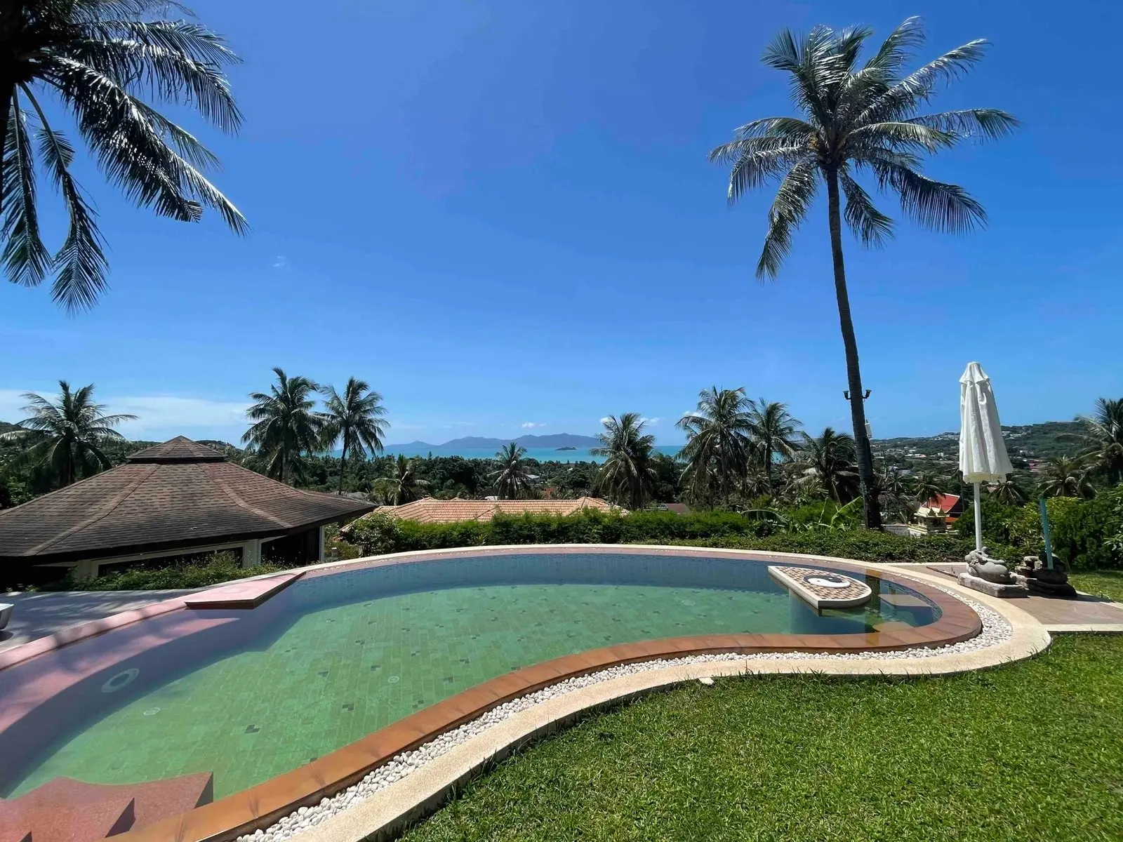 Villa Poll avec vue sur la mer de 5 chambres à Bangrak Samui