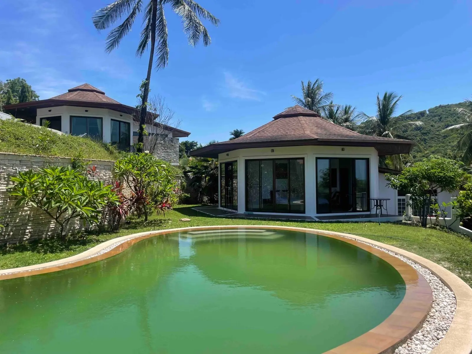 Villa Poll avec vue sur la mer de 5 chambres à Bangrak Samui