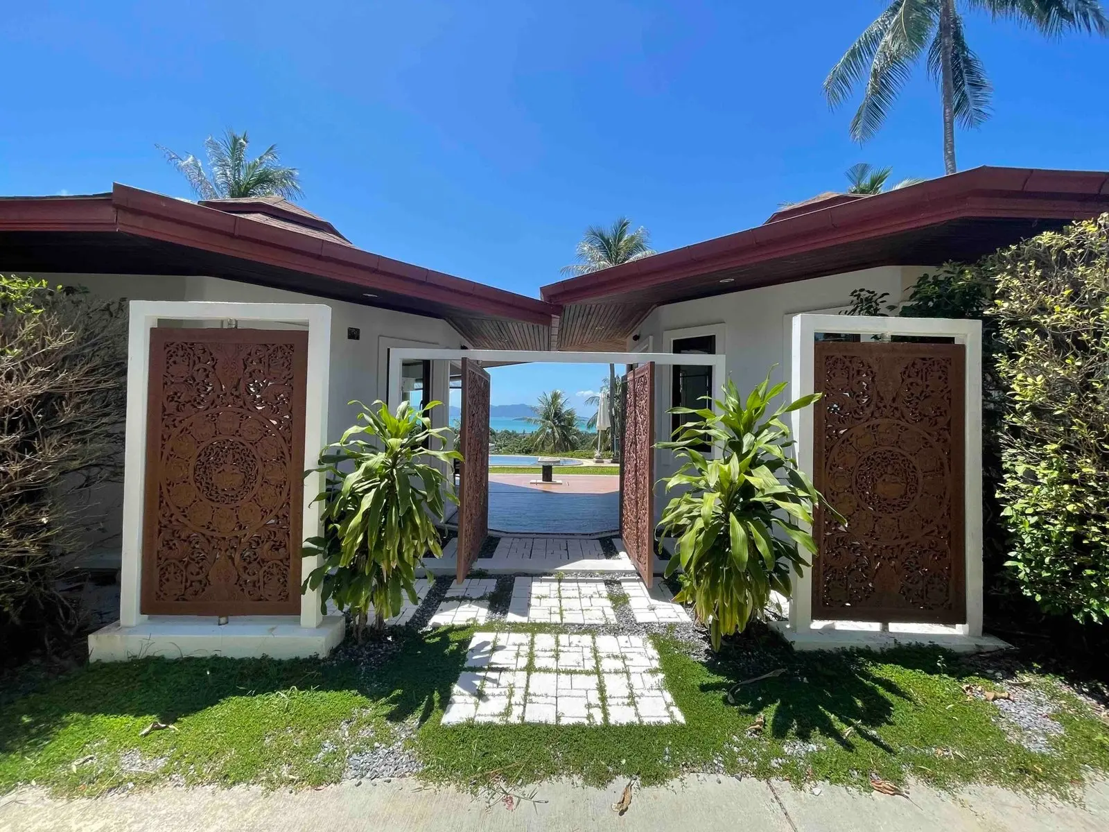 Villa Poll avec vue sur la mer de 5 chambres à Bangrak Samui