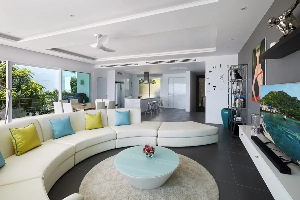 4-Bedroom with Seaview Pool at Bangrak Samui