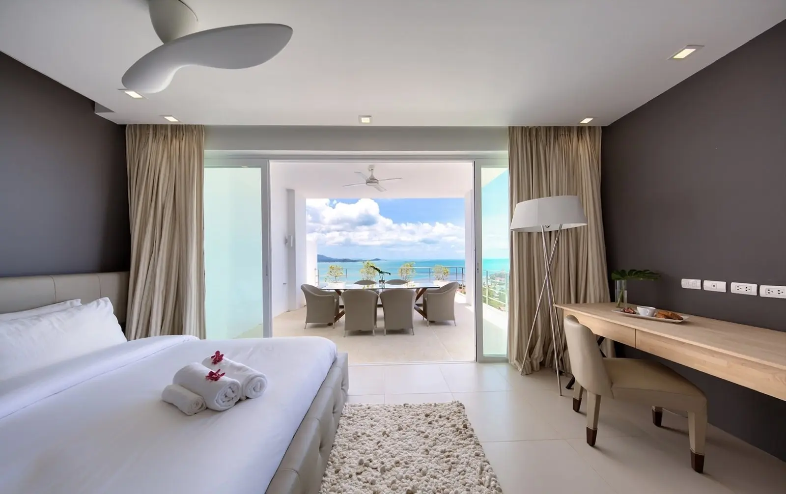 Villa vue mer L 4 chambres à Bangrak Koh Samui