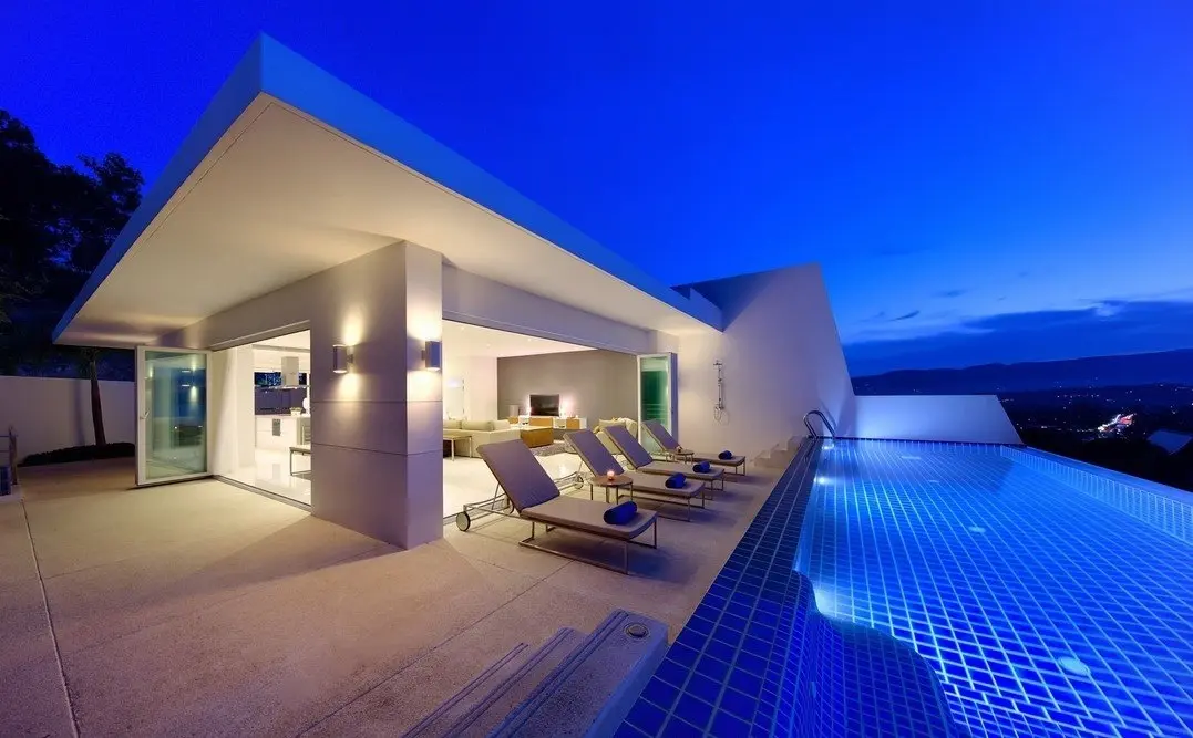 3-Bedroom Seaview Villa at Bangrak Koh Samui