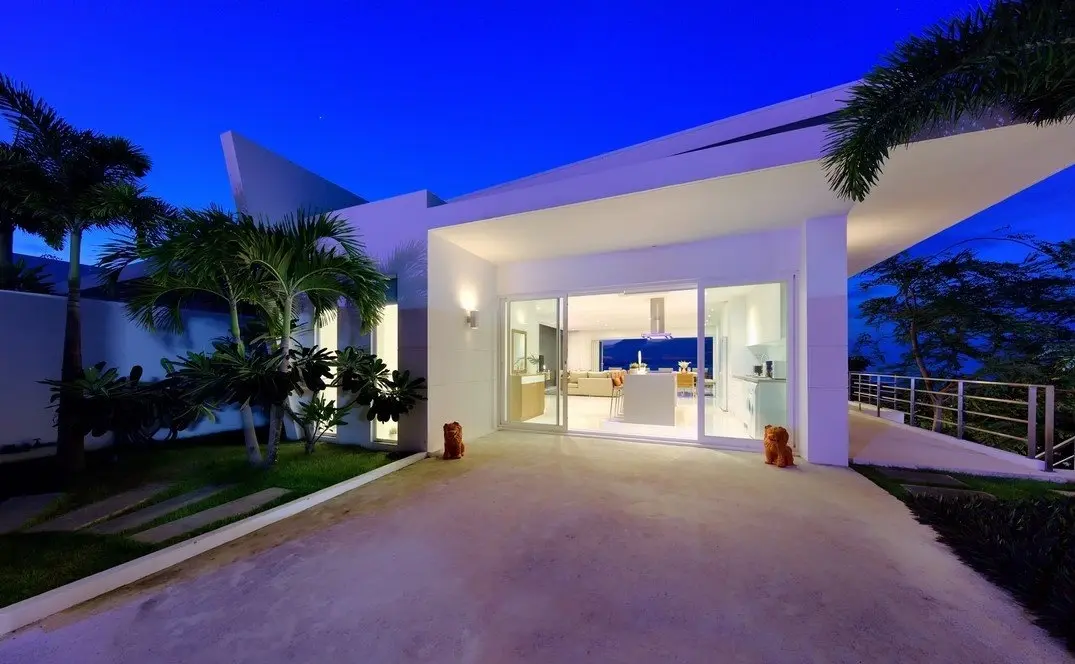 Villa avec vue sur la mer de 3 chambres à Bangrak Koh Samui