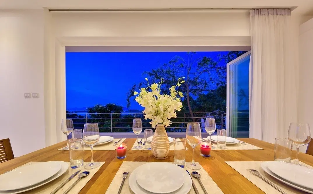 Villa avec vue sur la mer de 3 chambres à Bangrak Koh Samui