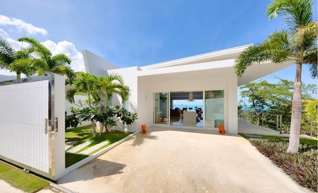 Villa avec vue sur la mer de 3 chambres à Bangrak Koh Samui