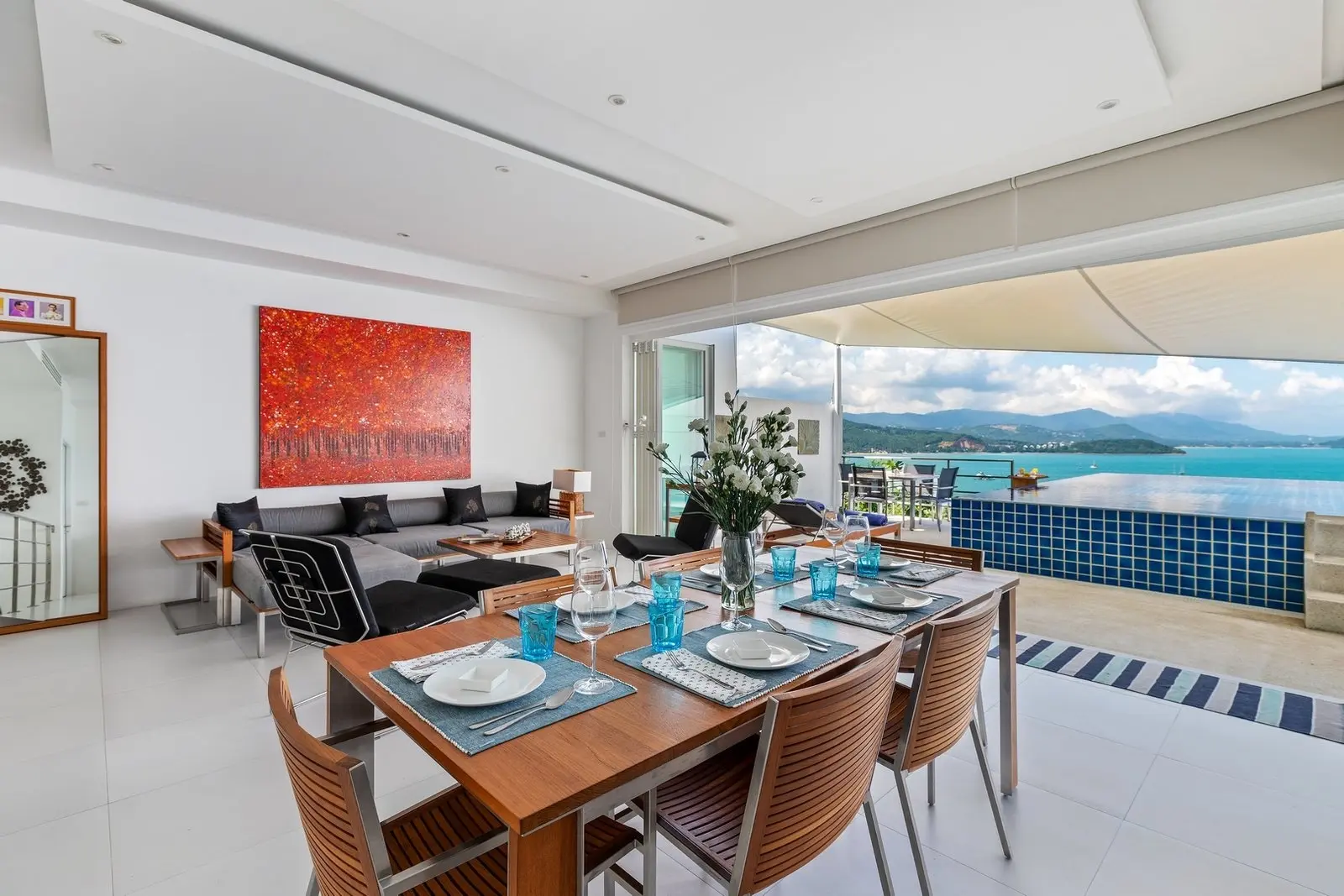 3-Bedroom Sea View Villa at Bangrak Koh Samui