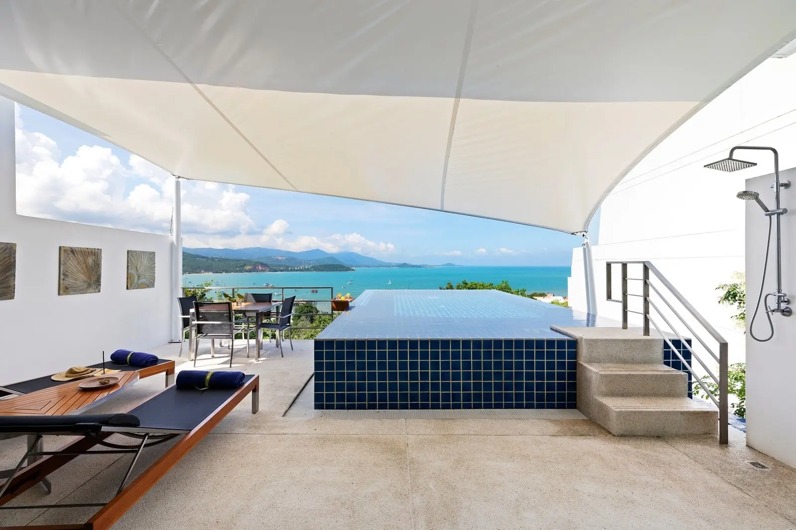 3-Bedroom Sea View Villa at Bangrak Koh Samui