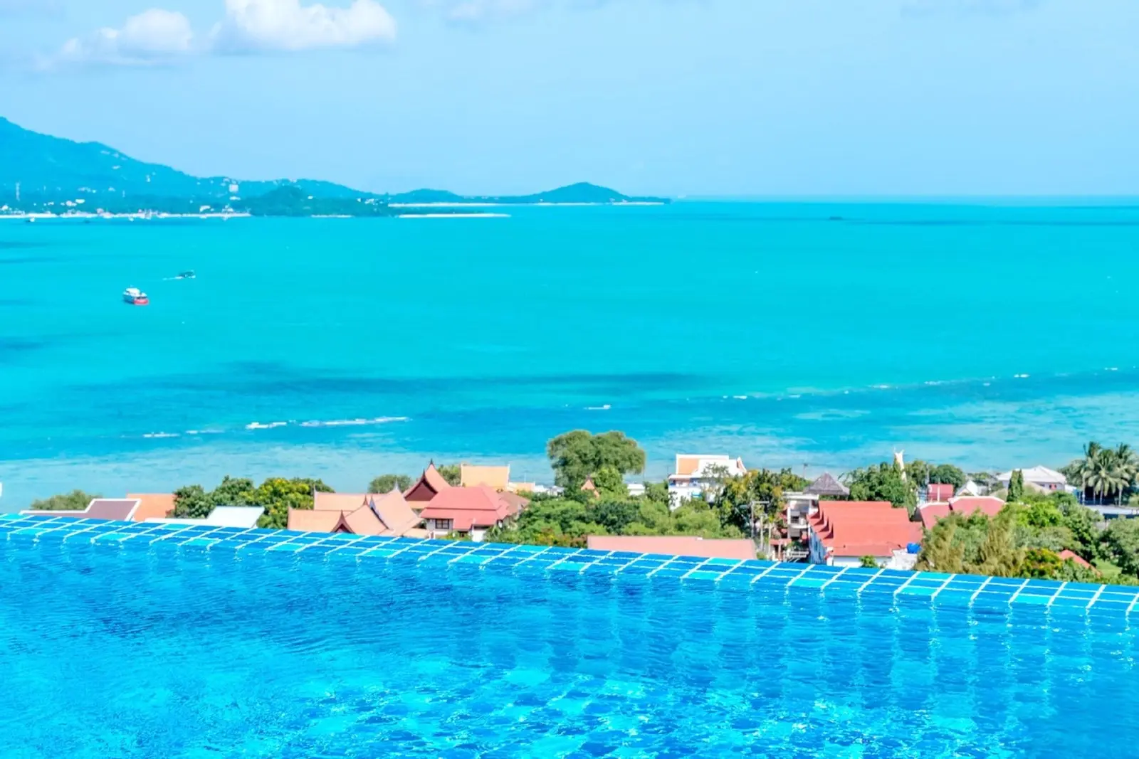 Villa V avec vue sur la mer de 3 chambres à Bangrak Koh Samui