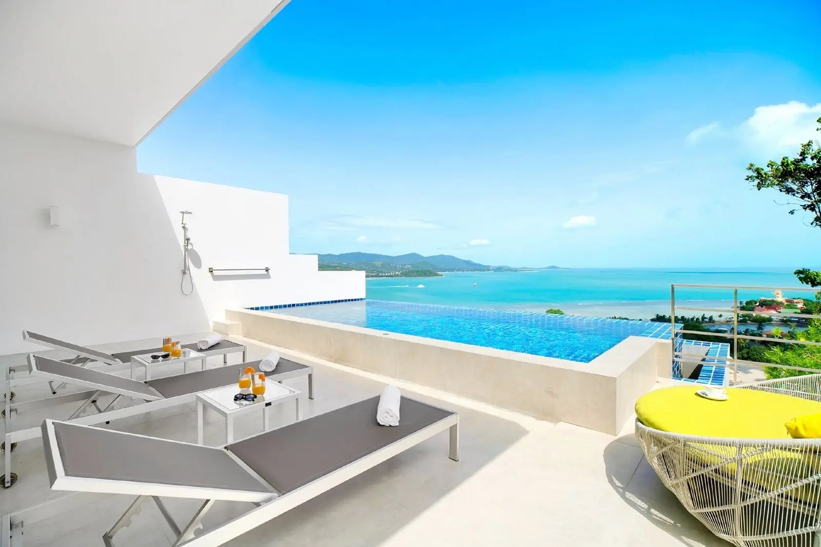 Villa V avec vue sur la mer de 3 chambres à Bangrak Koh Samui