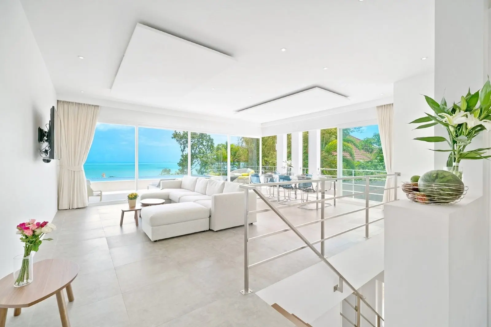 3-Bedroom Sea View Villa V at Bangrak Koh Samui