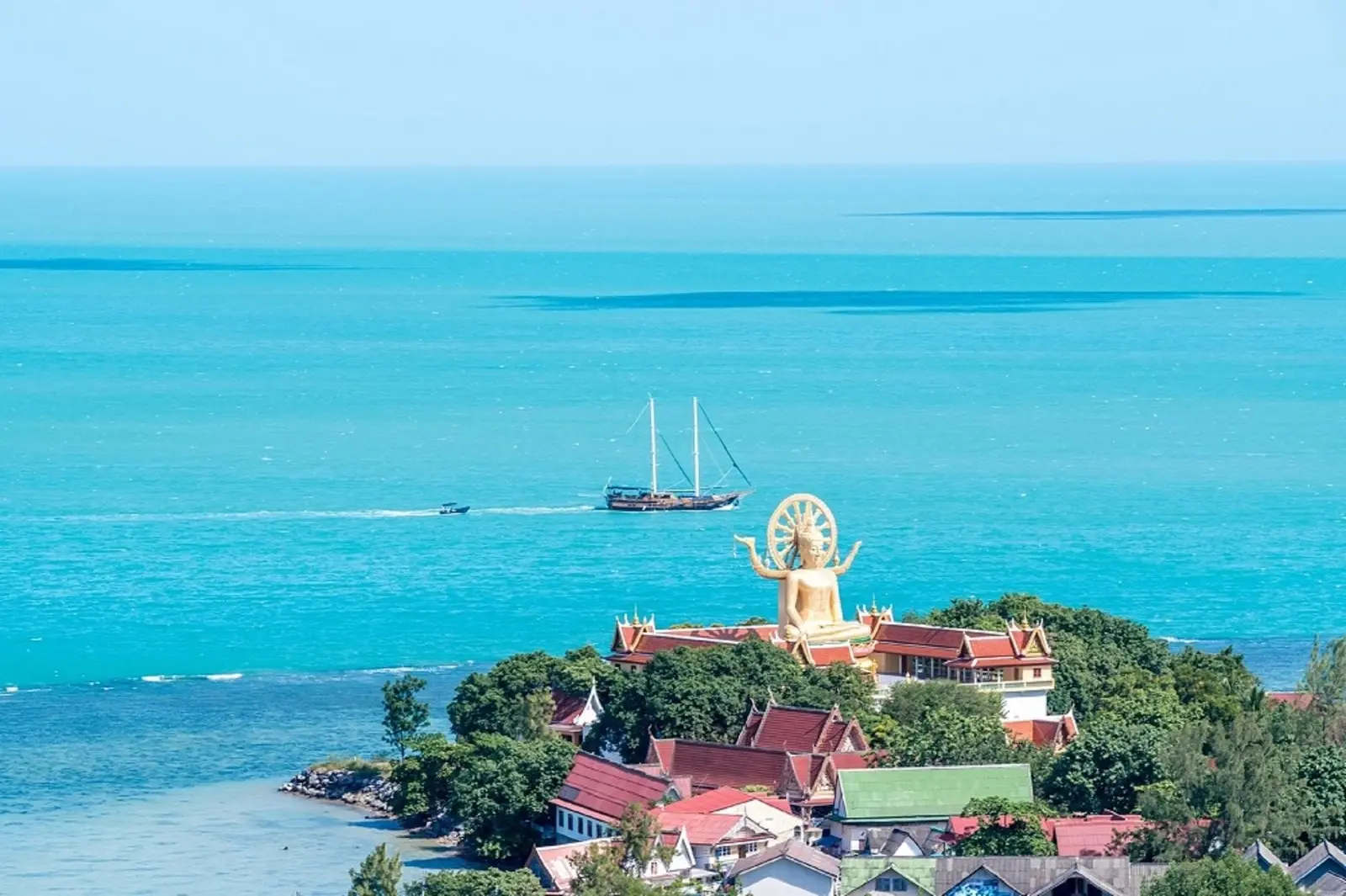 Villa V avec vue sur la mer de 3 chambres à Bangrak Koh Samui