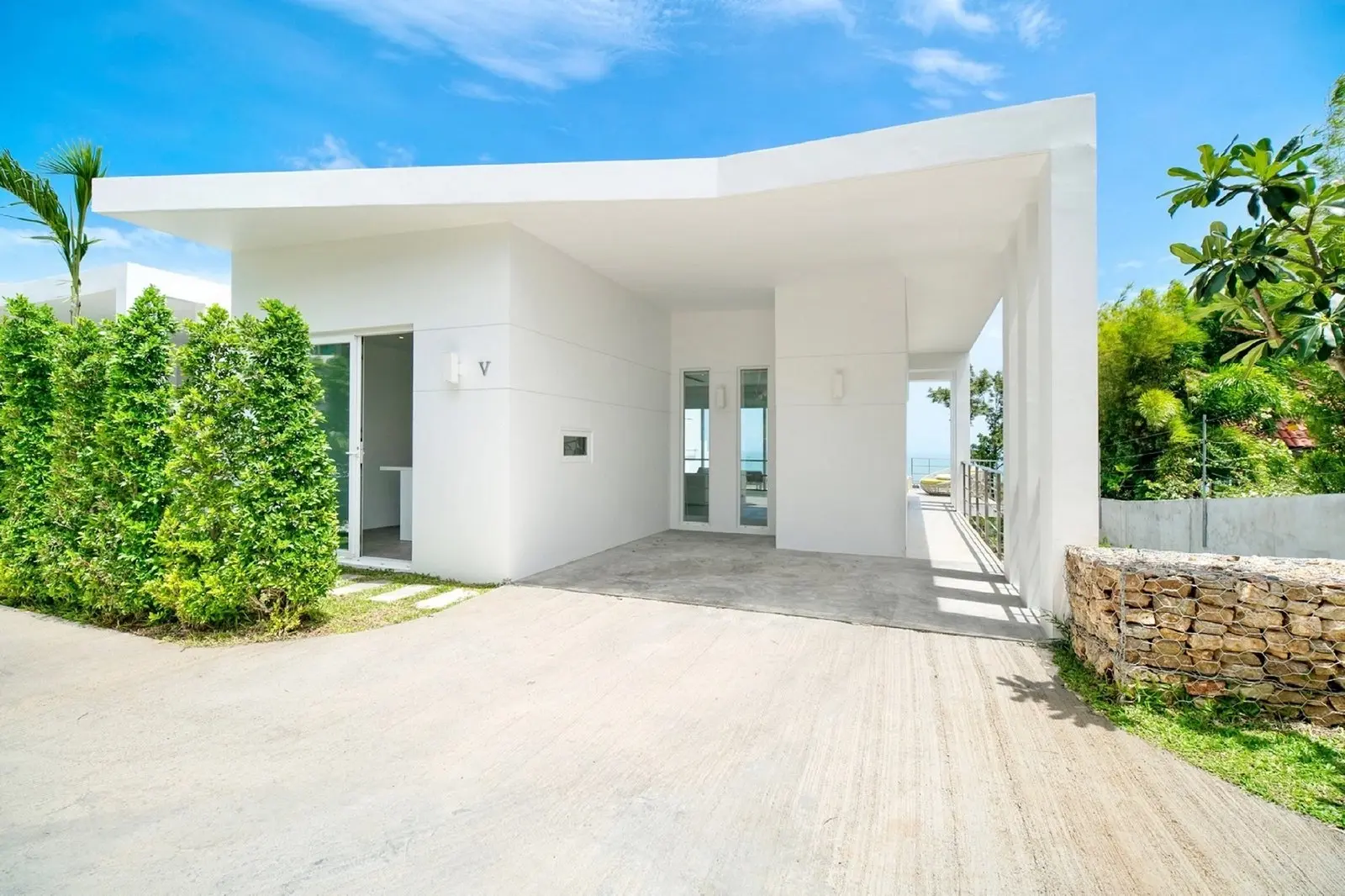 Villa V avec vue sur la mer de 3 chambres à Bangrak Koh Samui