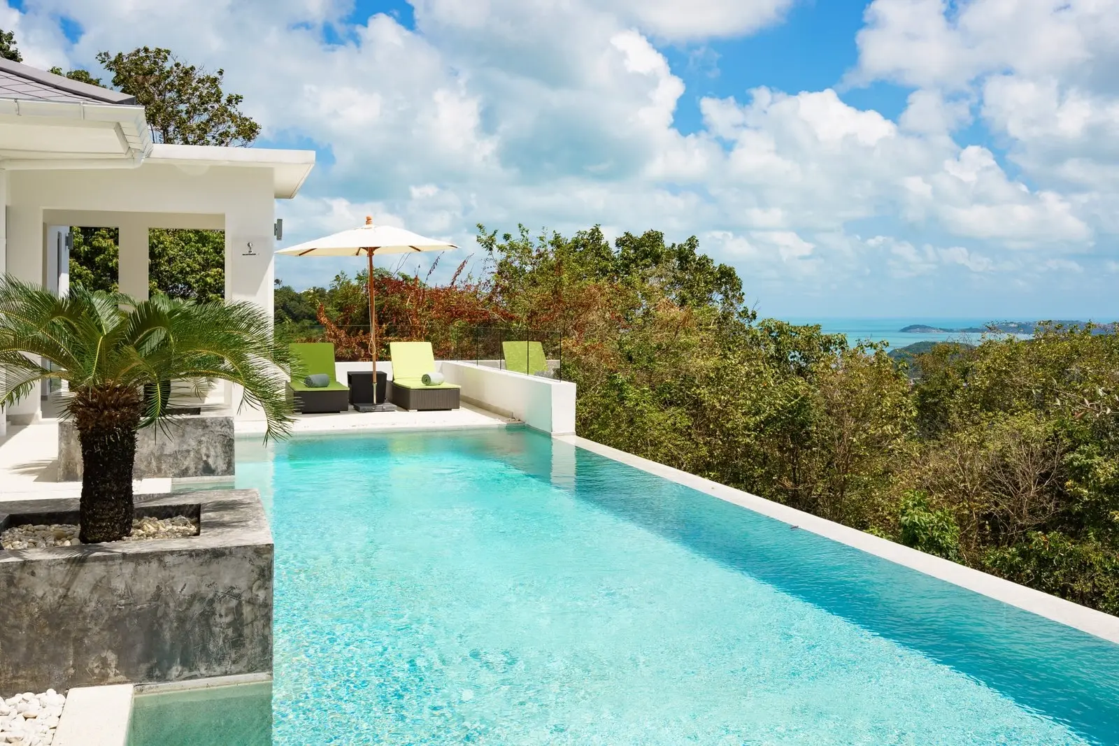 Stunning Sea view Pool Villa 4 Bedroom Bophut Hill