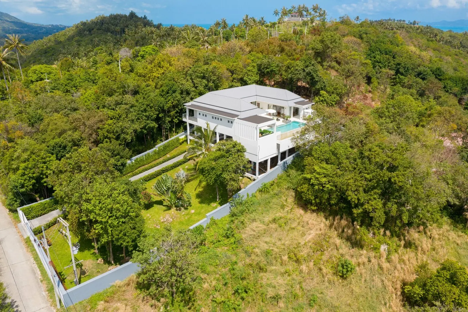 Villa Piscine 4 Chambres avec Vue Mer Éblouissante Bophut Hill