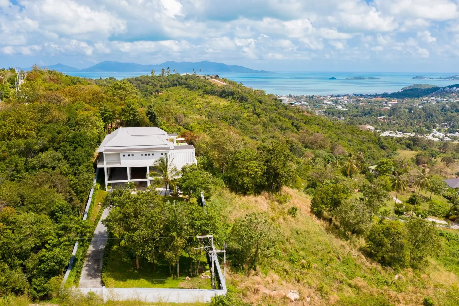 Stunning Sea view Pool Villa 4 Bedroom Bophut Hill