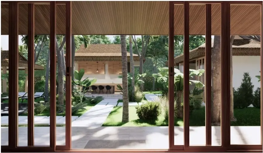 Impressionnante villa de 3 chambres en plan à Lipanoi Koh Samui