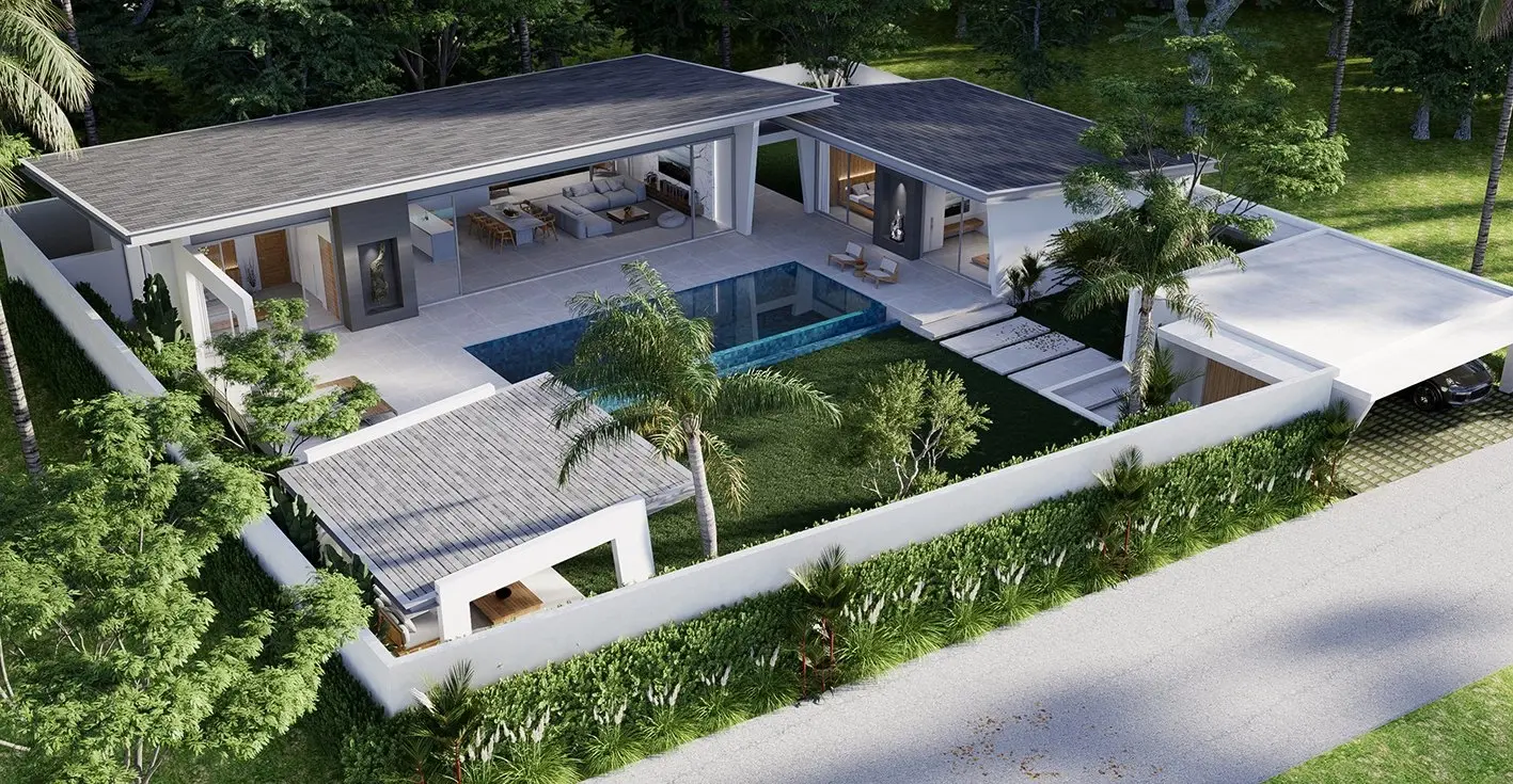 3-Bedroom Luxury Bali-Style Private Pool Villa for Sale