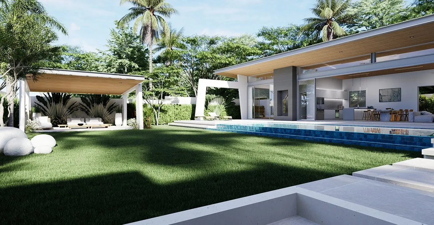 Villa de luxe de 3 chambres avec piscine privative de style Bali à vendre