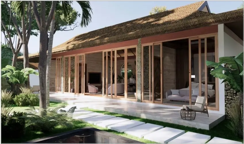 Villa de luxe de 3 chambres avec piscine privative de style Bali à vendre