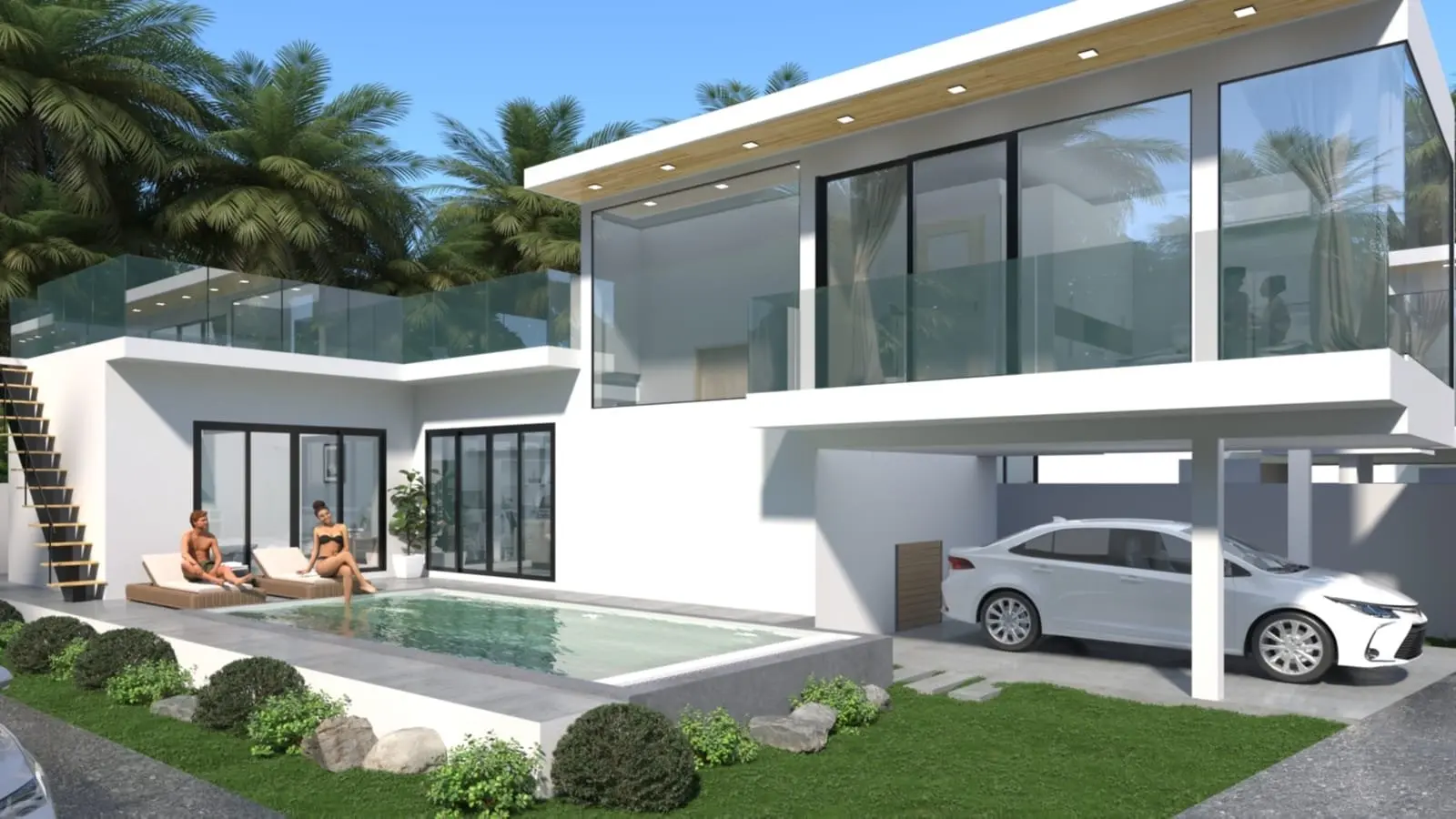 Off Plan Contemporary 3 Bedroom Pool Villa