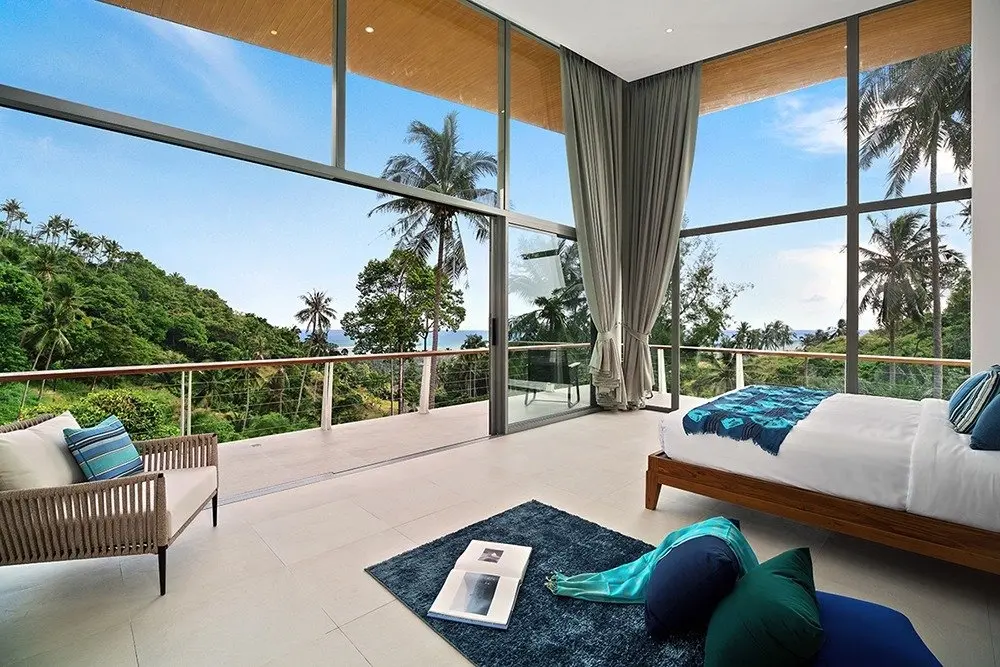 Villa avec vue sur la mer 3 chambres, Lamai, Koh Samui - Propriété en pleine propriété