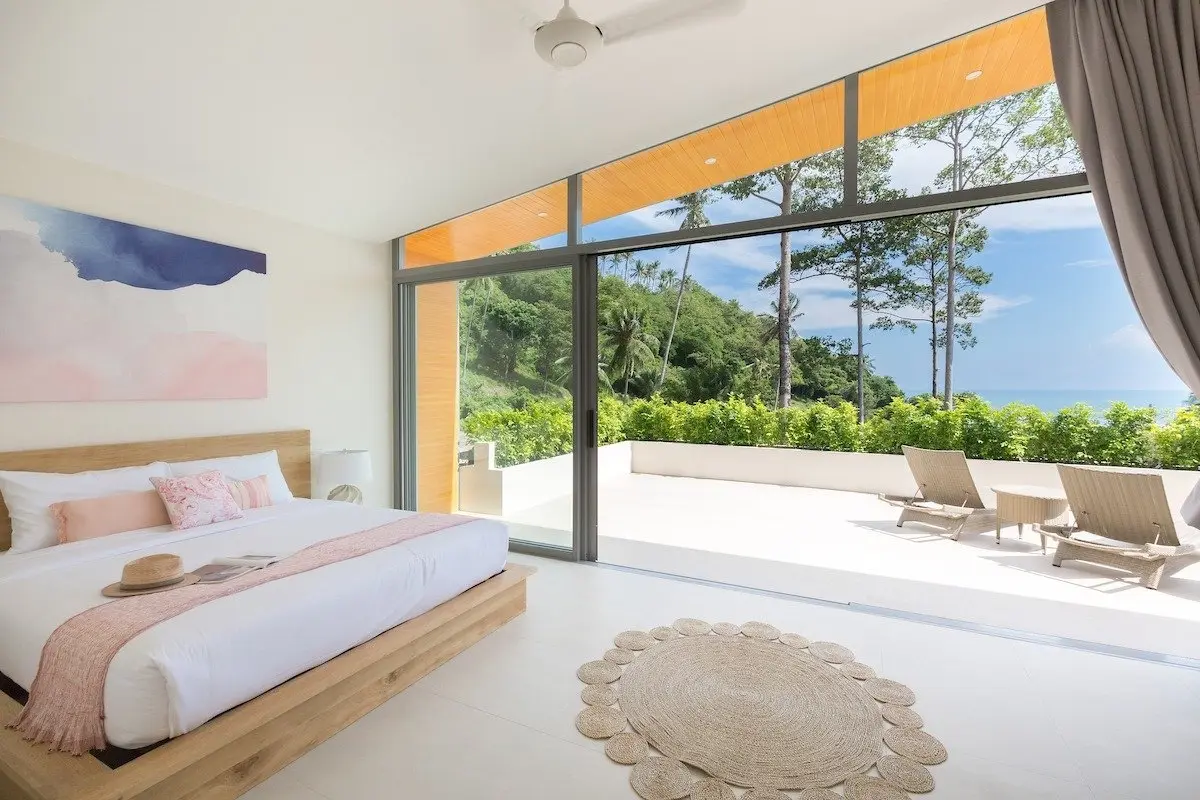 Villa avec vue sur la mer 3 chambres, Lamai, Koh Samui - Propriété en pleine propriété