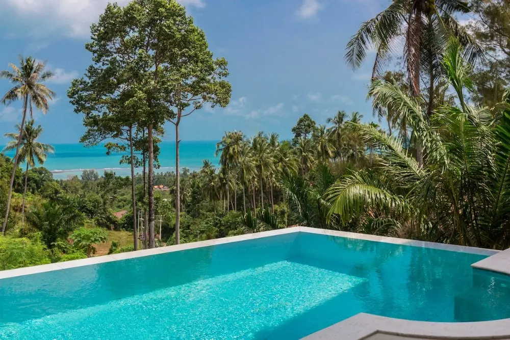 Villa avec vue sur la mer 3 chambres, Lamai, Koh Samui - Propriété en pleine propriété