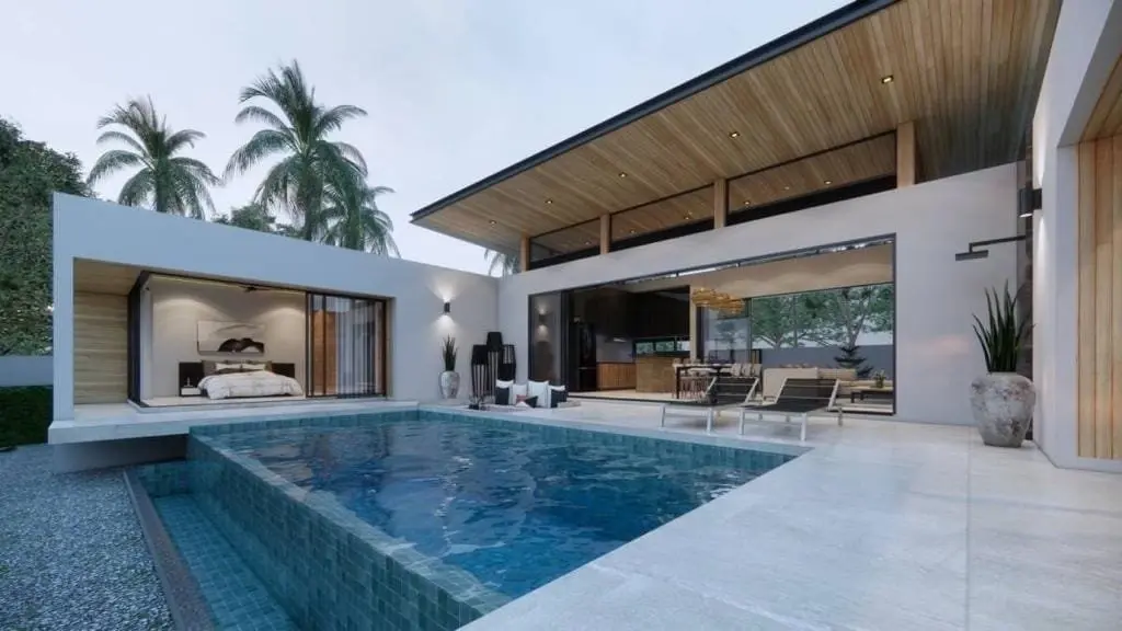 Villa avec piscine de 3 chambres à Lamai Koh Samui À VENIR