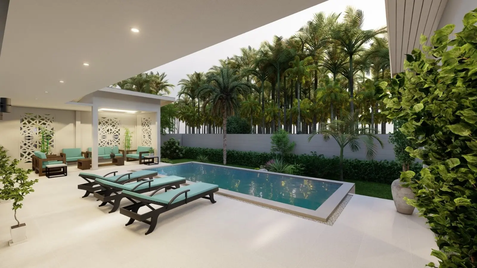 3-5 Bedroom Pool Villas Near Lamai Center