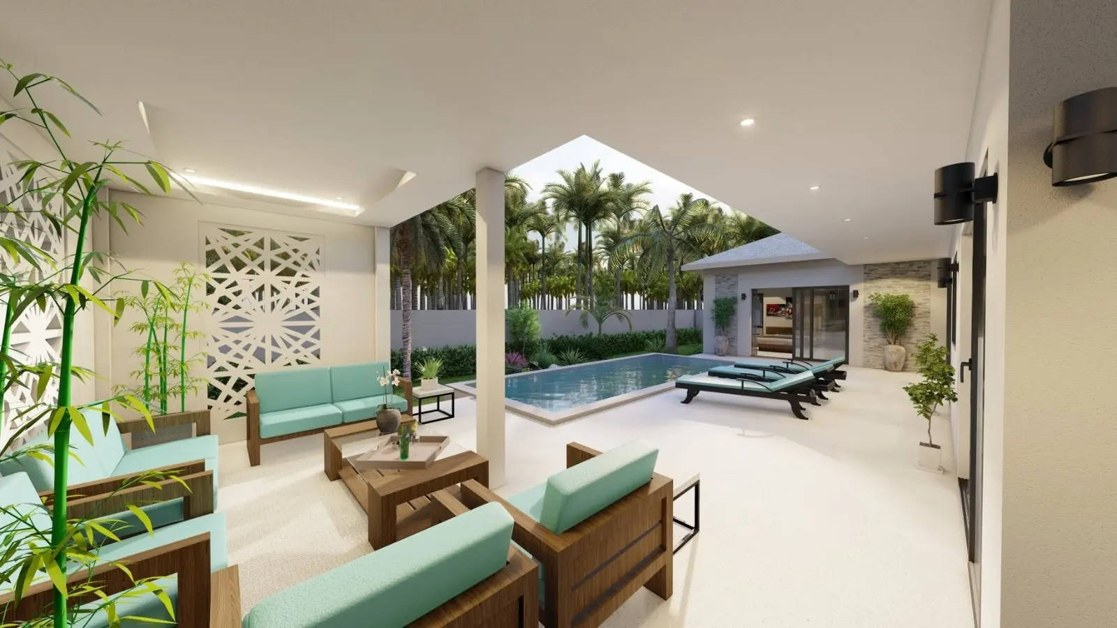 3-5 Bedroom Pool Villas Near Lamai Center