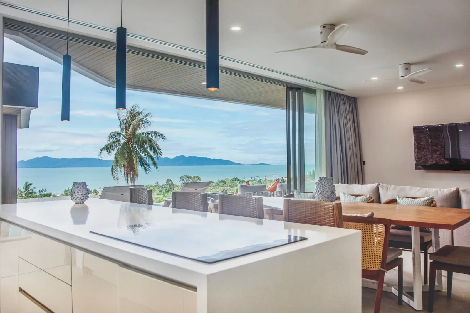 Villa de 5 chambres avec vue sur la mer à Bangpor Koh Samui