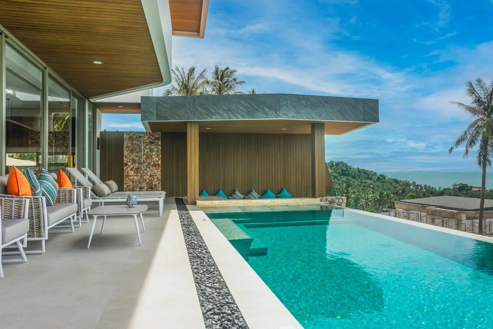 Villa de 5 chambres avec vue sur la mer à Bangpor Koh Samui