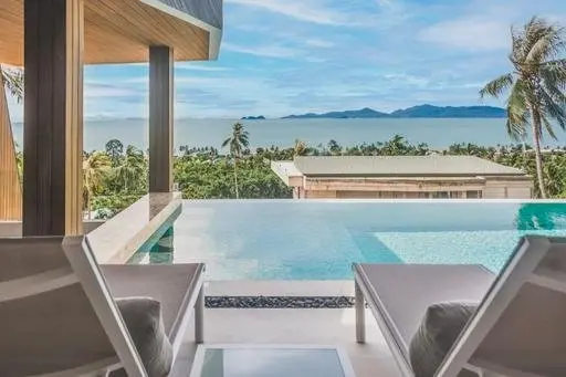 Villa de 5 chambres avec vue sur la mer à Bangpor Koh Samui